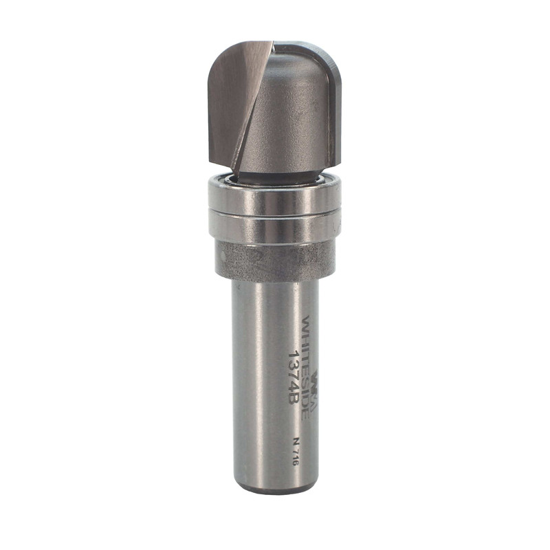 Bowl and Tray Router Bit - 1/2" SH 1/4"R - Features:Double Bearing Guided - Diameter:3/4" - Cutting Length:5/8"
